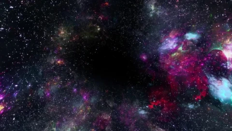 Free Video Stock Starry Space With Nebulae Spinning Shot Live Wallpaper - Free Live Wallpaper