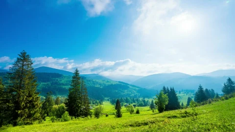 Free Video Stock Static Shot Of A Countryside Timelapse Live Wallpaper - Free Live Wallpaper