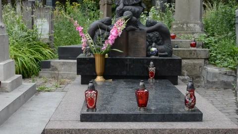 Free Video Stock Statue Of An Angel On A Grave Live Wallpaper - Free Live Wallpaper