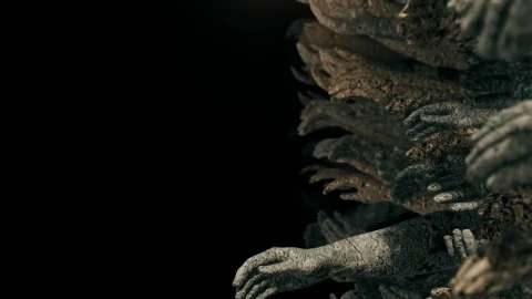 Free Video Stock Stone Sculpture Hands In The Dark Live Wallpaper - Free Live Wallpaper