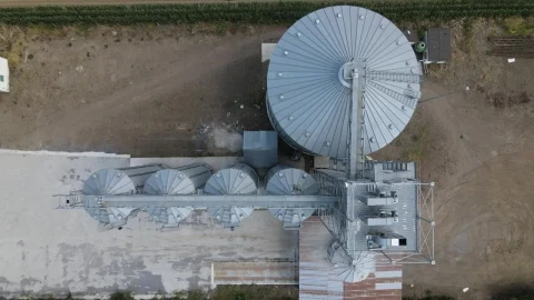 Free Video Stock Storage Containers On A Farm Seen From Above Live Wallpaper - Free Live Wallpaper