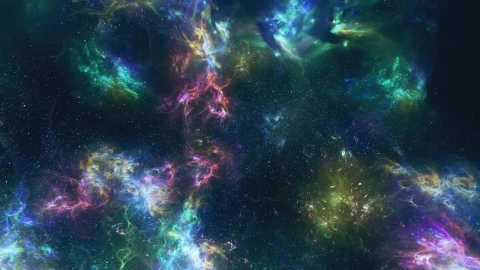 Free Video Stock Strange Fluorescent Textures Of Nebulae In Space Live Wallpaper - Free Live Wallpaper