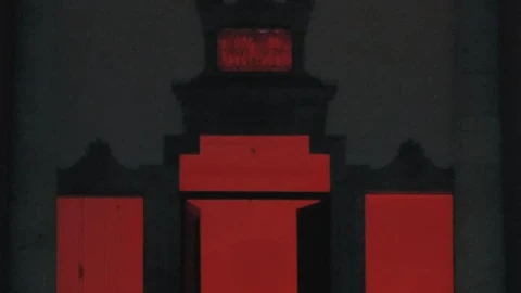 Free Video Stock Strange Person With Horns In The Dark In Front Of Live Wallpaper - Free Live Wallpaper