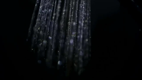 Free Video Stock Stream Of Shower Water On Black Background Live Wallpaper - Free Live Wallpaper