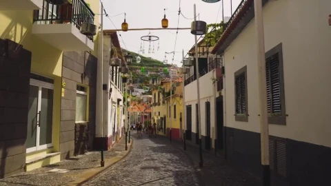 Free Video Stock Street Of A Tourist Town Live Wallpaper - Free Live Wallpaper