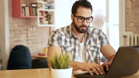 Free Video Stock Stressed Man At Work From Home Live Wallpaper - Free Live Wallpaper