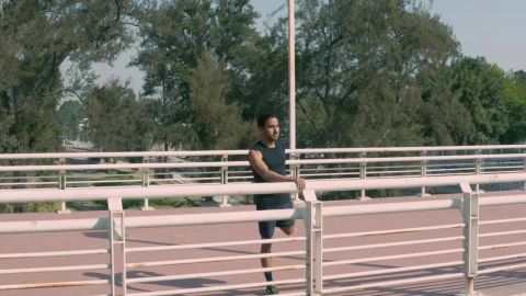 Free Video Stock Stretching The Body Outside Before Physical Activity Live Wallpaper - Free Live Wallpaper