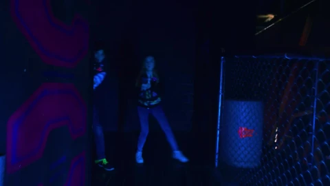 Free Video Stock Strike Team Looking For Enemies In Laser Tag Live Wallpaper - Free Live Wallpaper