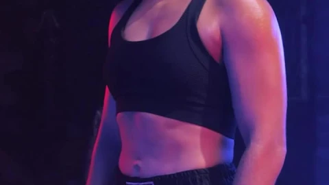 Free Video Stock Strong Female Fighter Standing On A Ring Live Wallpaper - Free Live Wallpaper