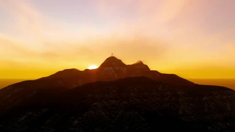 Free Video Stock Successful Businessman On Top Of A Mountain Live Wallpaper - Free Live Wallpaper