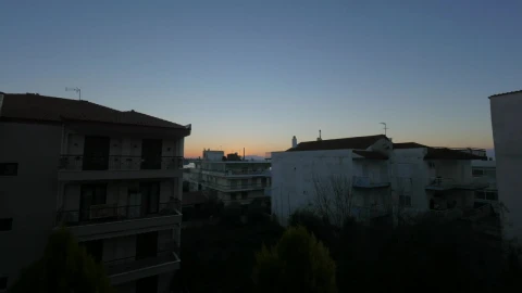Free Video Stock Sun Rising Above A Small Town Live Wallpaper - Free Live Wallpaper