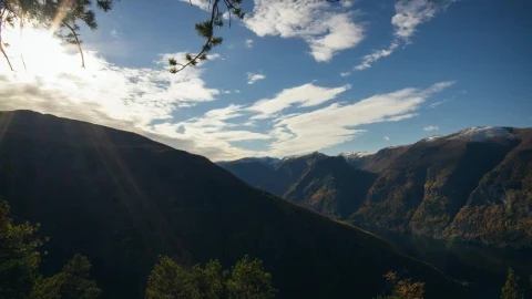 Free Video Stock Sun Shining Through Clouds Live Wallpaper - Free Live Wallpaper