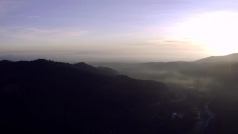 Free Video Stock Sunrise And Mist Over Freeway Live Wallpaper - Free Live Wallpaper
