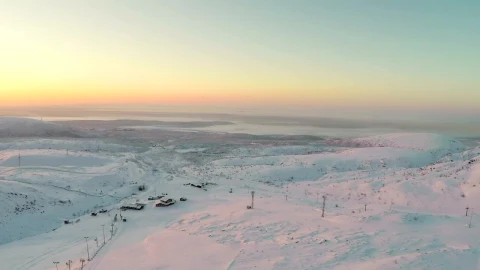 Free Video Stock Sunrise From A Snow Covered Mountain Live Wallpaper - Free Live Wallpaper