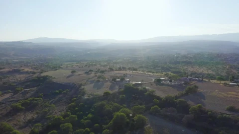 Free Video Stock sunrise in the countryside aerial shot Live Wallpaper - Free Live Wallpaper