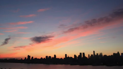 Free Video Stock sunrise over new york city Live Wallpaper - Free Live Wallpaper
