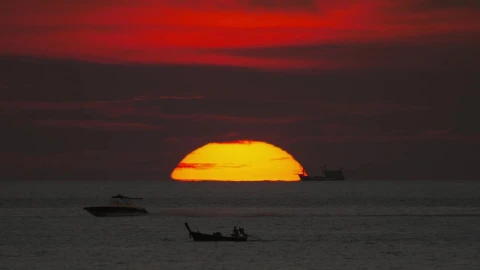 Free Video Stock sunset at the ocean Live Wallpaper - Free Live Wallpaper