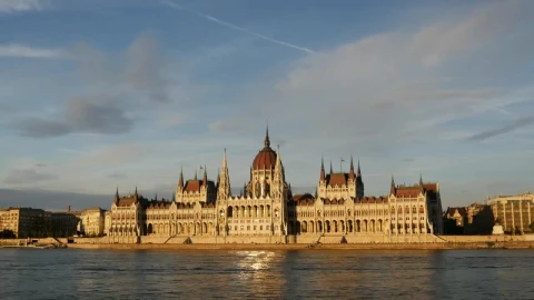 Free Video Stock sunset at the parliament building Live Wallpaper - Free Live Wallpaper