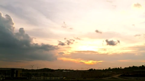 Free Video Stock sunset over the freeway Live Wallpaper - Free Live Wallpaper