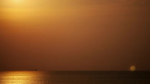 Free Video Stock sunset over the ocean in greece Live Wallpaper - Free Live Wallpaper