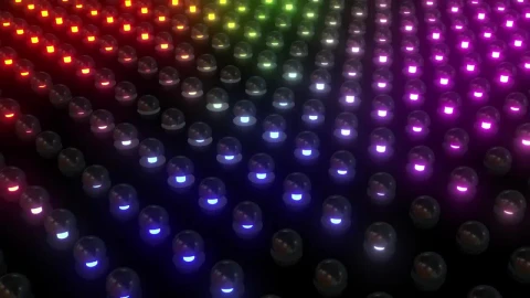 Free Video Stock surface covered with many illuminated buttons Live Wallpaper - Free Live Wallpaper