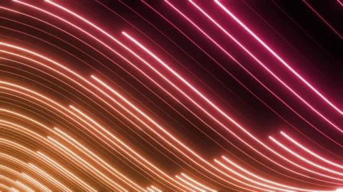 Free Video Stock surface of light lines gradient pink to orange Live Wallpaper - Free Live Wallpaper
