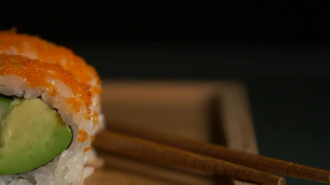 Free Video Stock sushi rolls with avaocado Live Wallpaper - Free Live Wallpaper