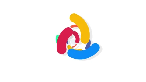 Free Video Stock swirling color logo reveal Live Wallpaper - Free Live Wallpaper