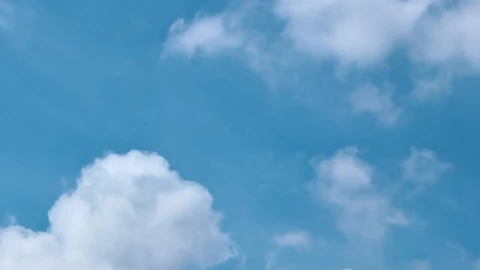 Free Video Stock swirling clouds above a light blue sky Live Wallpaper - Free Live Wallpaper