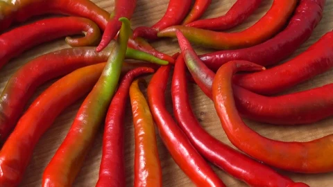 Free Video Stock swirling table of peppers Live Wallpaper - Free Live Wallpaper