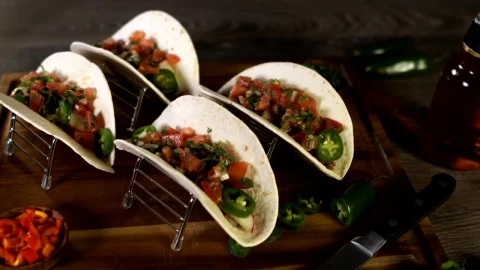 Free Video Stock tacos with beef and peppers Live Wallpaper - Free Live Wallpaper