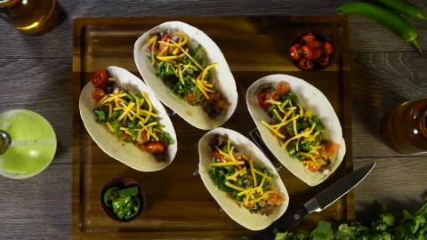Free Video Stock tacos with meat and cheese Live Wallpaper - Free Live Wallpaper