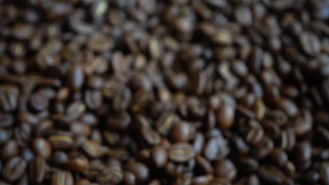 Free Video Stock taking a handful of coffee beans Live Wallpaper - Free Live Wallpaper