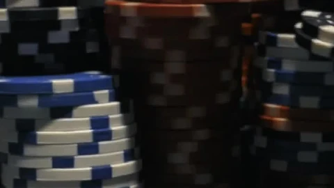 Free Video Stock taking down a tower of poker chips Live Wallpaper - Free Live Wallpaper