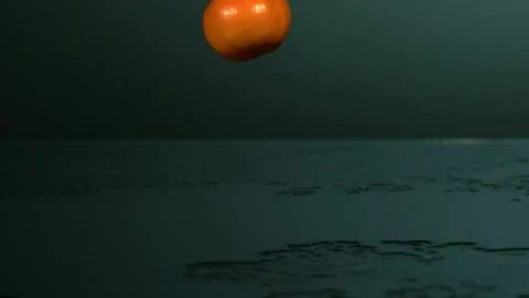 Free Video Stock tangerines bouncing and splashing water Live Wallpaper - Free Live Wallpaper