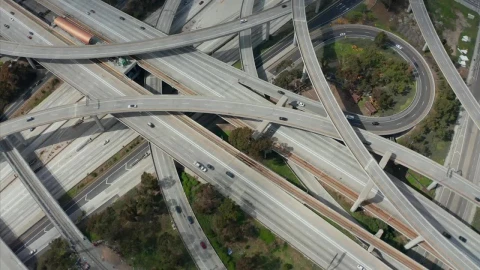 Free Video Stock tangled highways and roads from the air Live Wallpaper - Free Live Wallpaper