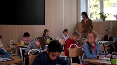 Free Video Stock teacher happy with her class Live Wallpaper - Free Live Wallpaper