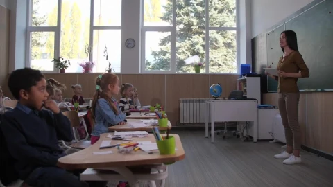 Free Video Stock teacher speaking to her class Live Wallpaper - Free Live Wallpaper