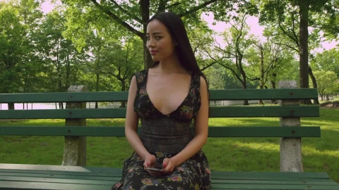 Free Video Stock texting from a park bench Live Wallpaper - Free Live Wallpaper