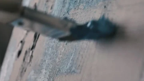 Free Video Stock texture of a brush painting blue color Live Wallpaper - Free Live Wallpaper