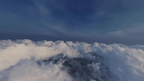 Free Video Stock texture of a short flight over the clouds Live Wallpaper - Free Live Wallpaper