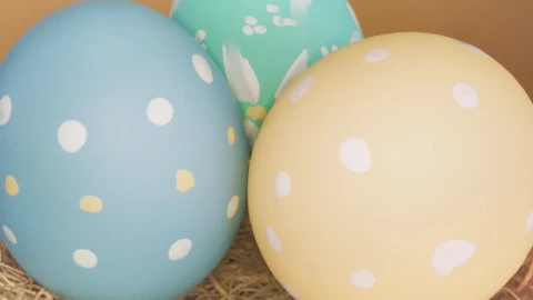 Free Video Stock texture of decorated easter eggs Live Wallpaper - Free Live Wallpaper