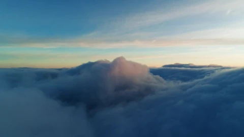 Free Video Stock texture of thick clouds seen from above Live Wallpaper - Free Live Wallpaper