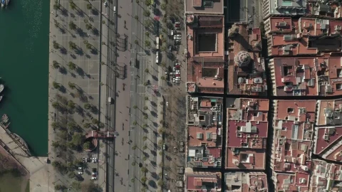 Free Video Stock the coast of the city of barcelona in spain Live Wallpaper - Free Live Wallpaper
