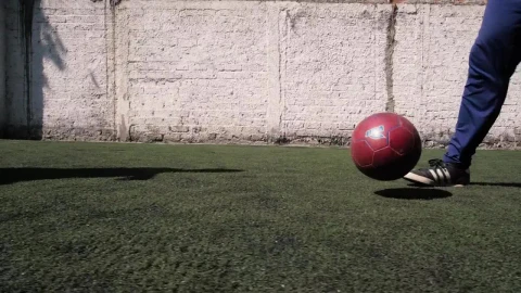 Free Video Stock the feet of a two boys playing football soccer Live Wallpaper - Free Live Wallpaper