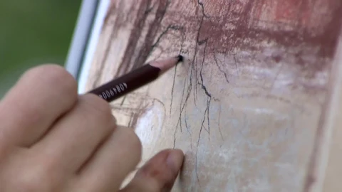 Free Video Stock the hand of a person drawing Live Wallpaper - Free Live Wallpaper