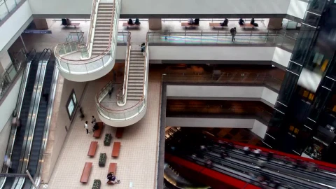 Free Video Stock the inside of a tokyo shopping center time lapse Live Wallpaper - Free Live Wallpaper
