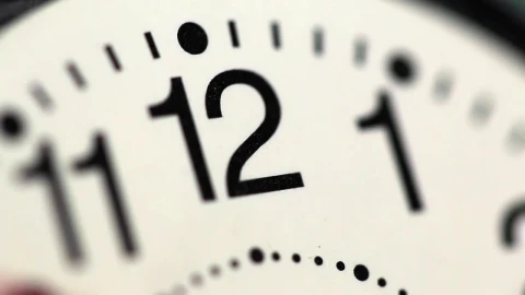 Free Video Stock the number twelve on the clock Live Wallpaper - Free Live Wallpaper