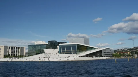 Free Video Stock the oslo opera house in norway Live Wallpaper - Free Live Wallpaper