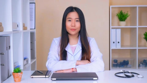 Free Video Stock therapist in his office talking to the camera Live Wallpaper - Free Live Wallpaper